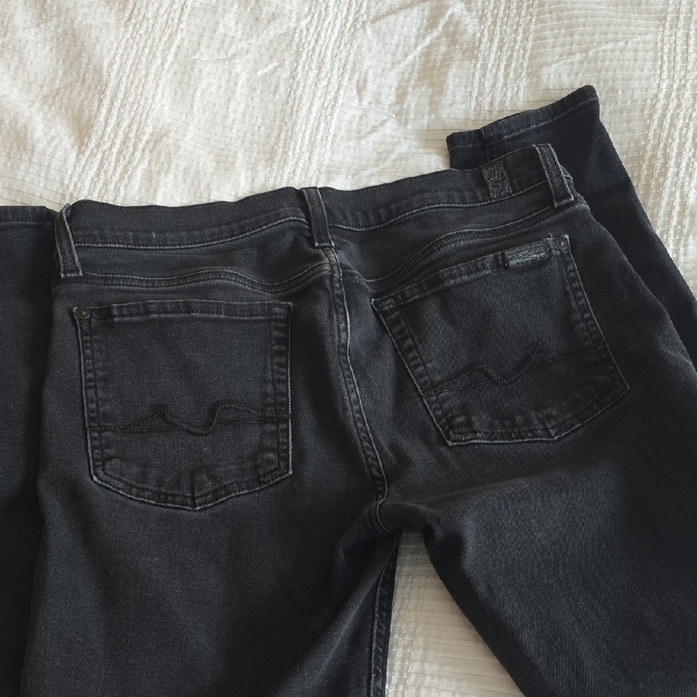 7 For All Mankind Black Gwenevere Jean Size 31